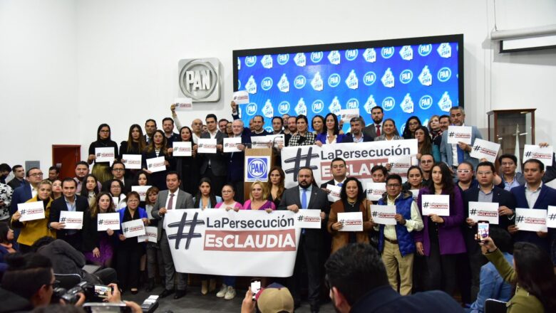 #Esclaudia, el rostro de la persecución y represión política en la CDMX: Acción Nacional