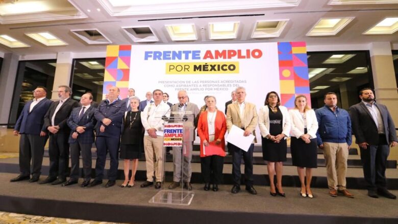 13 perfiles pasaron la primera prueba para encabezar el Frente Amplio por México: Comité Organizador