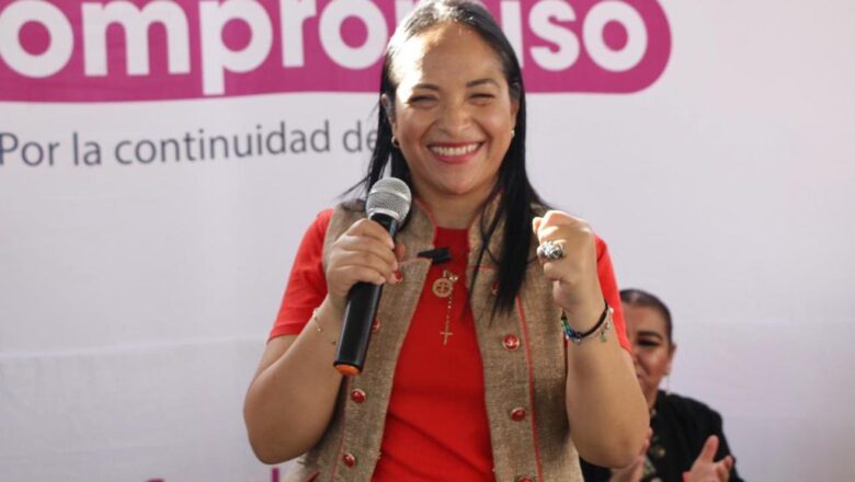 Reconoce Liz Sánchez que como tercera en discordia en Puebla esta lista para ganar la candidatura de Morena  al gobierno del Estado