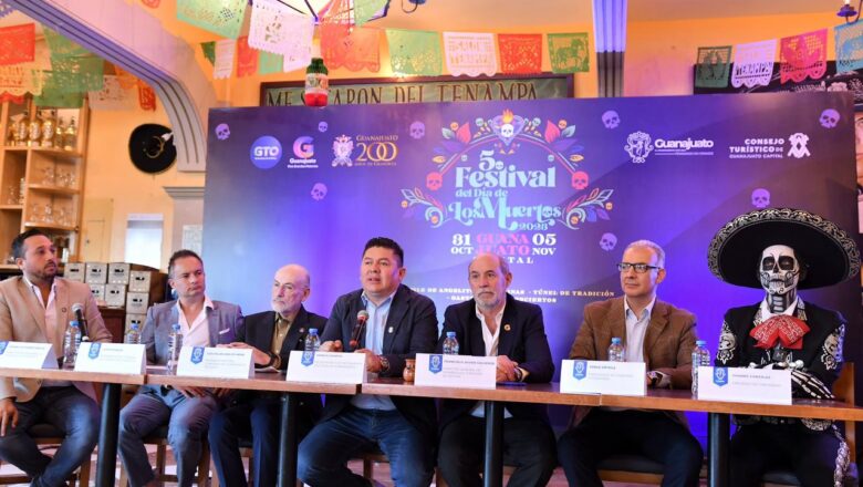 Alista Guanajuato el 5 Festival espectacular e innovador del Dia de Muertos: Luis Felipe Bravo Mena