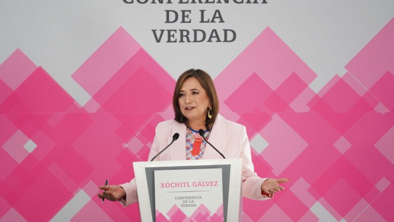 El Presidente López Obrador con sus 130 mil mentiras cínicas y otros datos  ha envenenado la conversación publica: Xóchitl Gálvez