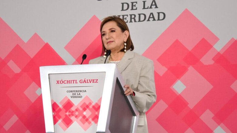 De “primero los pobres bandera política del Presidente López Obrador, paso a primero los López Beltrán: Xóchitl Gálvez