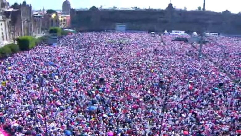 El mito de que la imposición y que todo está decidido desde Palacio Nacional para la sucesión presidencial, hoy lo freno la Marcha por Nuestra Democracia