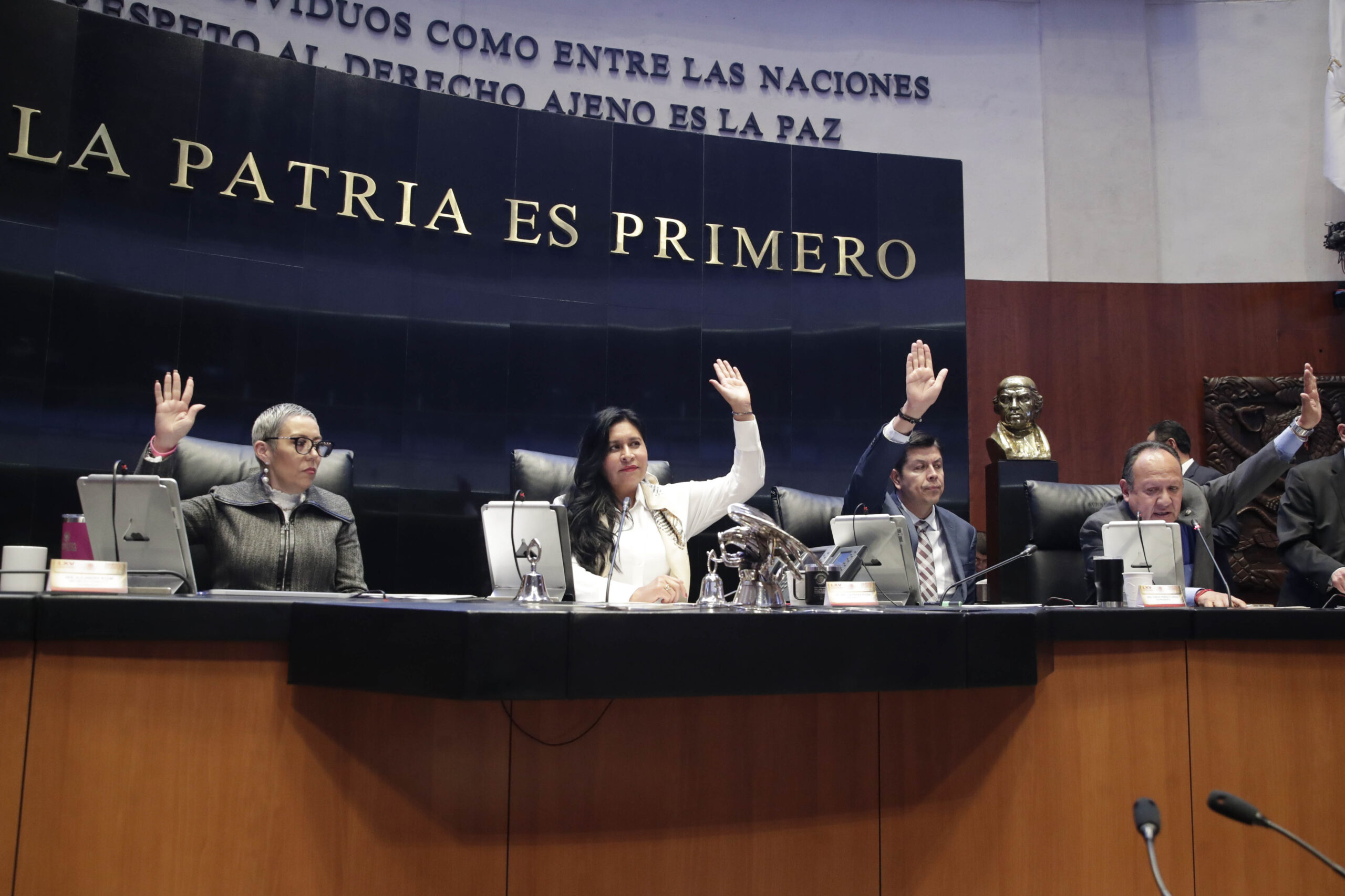 Con la mayoría simple de Morena el Pleno del Senado aprobó convocatorias para cubrir dos vacantes en INAI