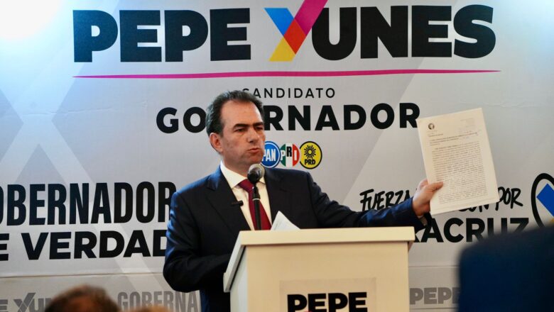 Presenta Pepe Yunes denuncias ante la FGR contra Rocío Nahle Garcia, por presuntos delitos de enriquecimiento ilícito y operaciones con recursos de procedencia ilícita