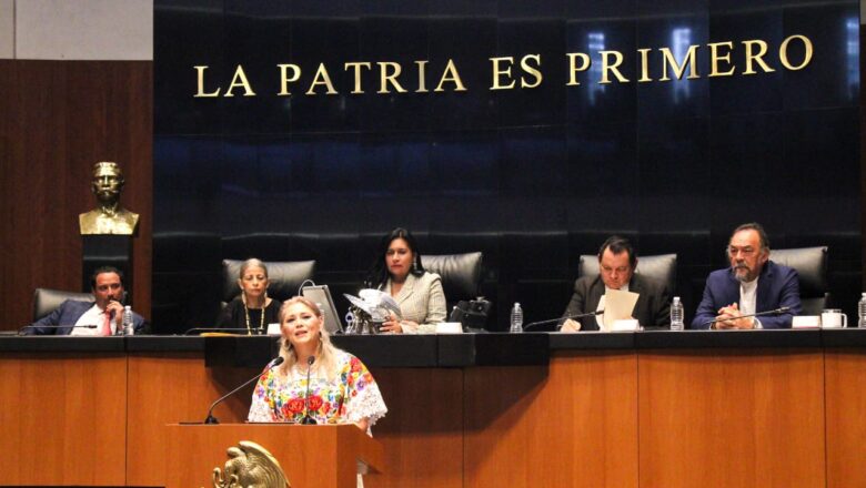 Felipe y Elvia Carrillo Puerto honrados en el Muro de Honor del Senado