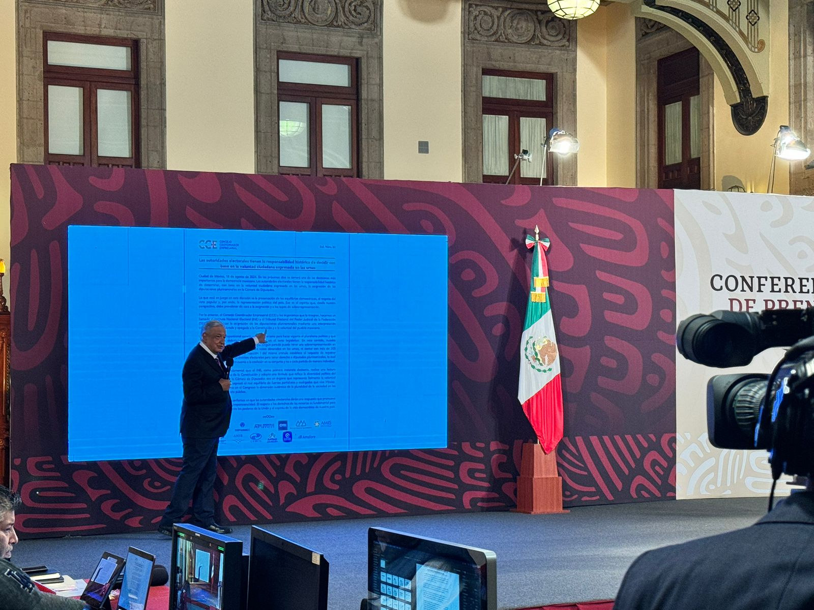 Como paleros del Consejo Coordinador Empresarial califica AMLO al paro ...