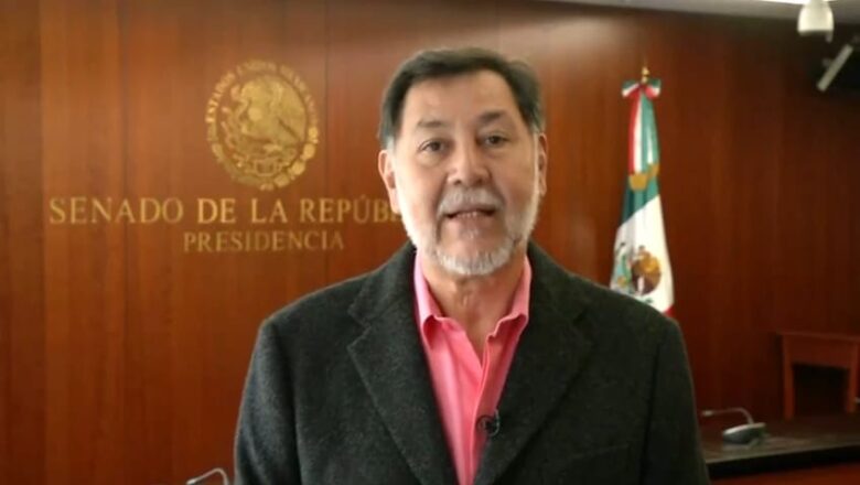 El Presidente del Senado Gerardo Fernández Noroña descalifica las críticas de la Ministra Piña a la Reforma Judicial