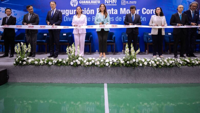 Inaugura Gobernadora Libia Dennise planta Motor Core de NHK Spring México en Irapuato