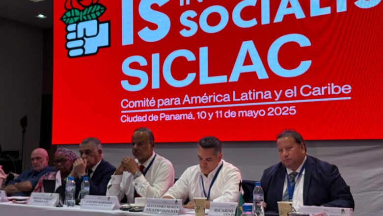 Alejandro Moreno impulsa agenda progresista en reunión de la Internacional Socialista