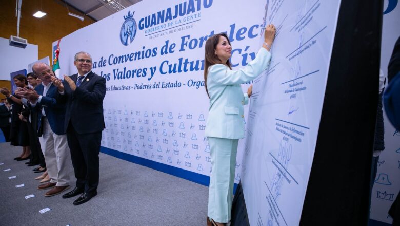 Impulsa Gobernadora Libia Dennise cultura cívica y democrática en la juventud guanajuatense