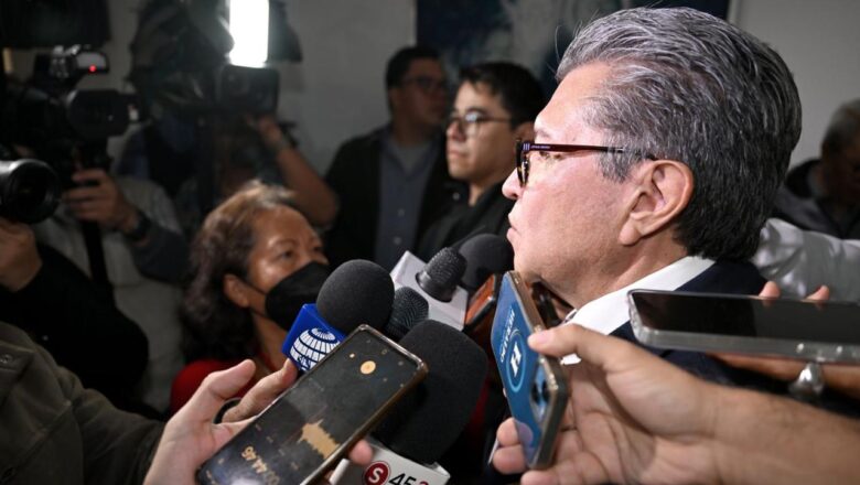 Estima Ricardo Monreal que un incidente menor obligó al presidente Donald Trump a cancelar reunión con Claudia Sheinbaum