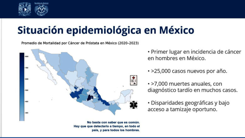 La vergüenza mata: UNAM alerta sobre el cáncer de próstata y llama a romper tabúes