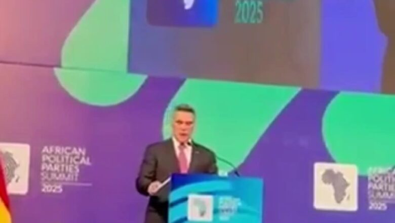 Alejandro Moreno denuncia persecución política y retroceso democrático en México ante líderes africanos