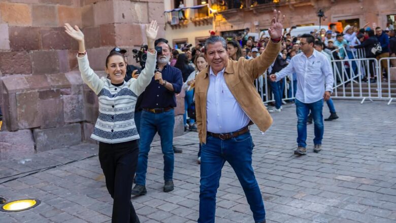 Zacatecas respalda a Sheinbaum: entre menos balas y frijol a $27, el pueblo responde con ovaciones