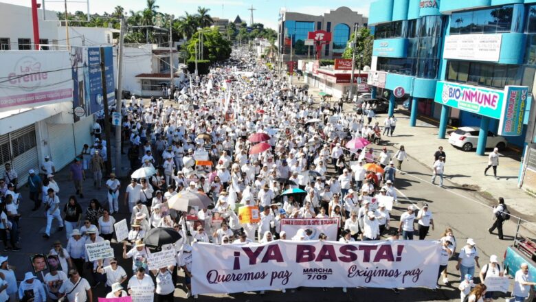 Marcha por la Paz en Sinaloa, grito desesperado de un pueblo que ya no puede más: Alejandro Moreno