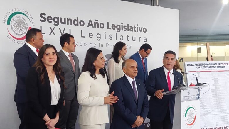 Alejandro Moreno exhibe a Enkoll, encuestadora favorita de Morena: recibió 52 contratos del gobierno por 25.6 millones de pesos