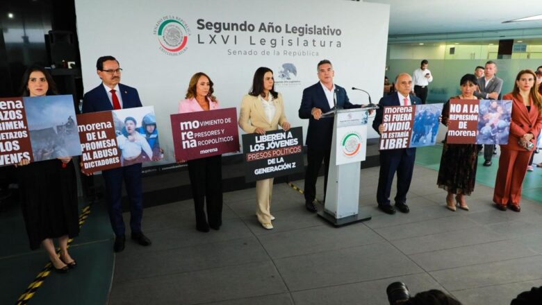 Este pinche gobierno de mierda mando a golpear con sus grupos de choque a los jóvenes de la Generación Z: Alejandro Moreno