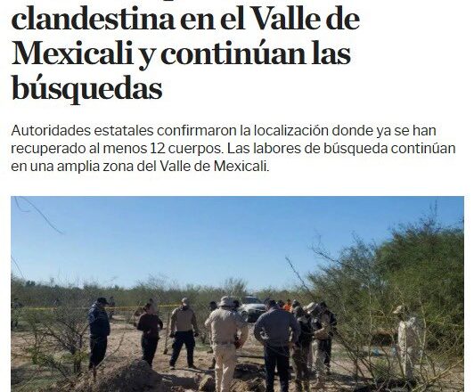 ¡MORENA ha convertido a México en una tierra de narcofosas!, denuncia Alejandro Moreno