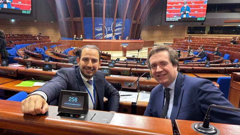 Marko Cortés pide ante el Consejo de Europa vigilar regresiones democráticas y crisis de violencia en México