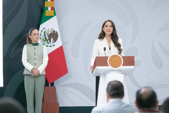 Claudia Sheinbaum reconoce trabajo conjunto con Libia Dennise García Muñoz Ledo; Marcela Figueroa confirma caída sostenida en delitos de alto impacto