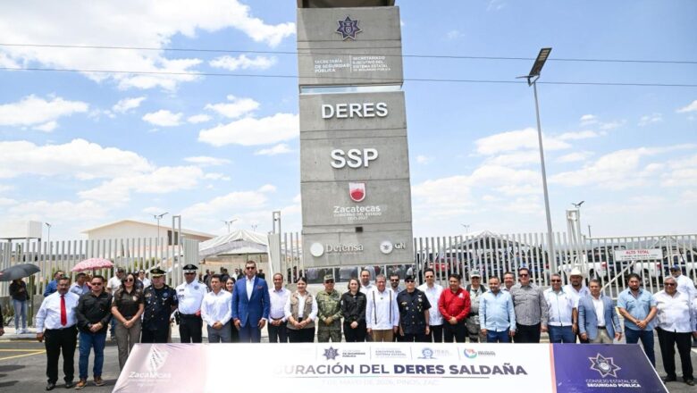 “Seremos el Gobierno que pacificó Zacatecas”: David Monreal inaugura DERES en Pinos y fortalece la seguridad estatal