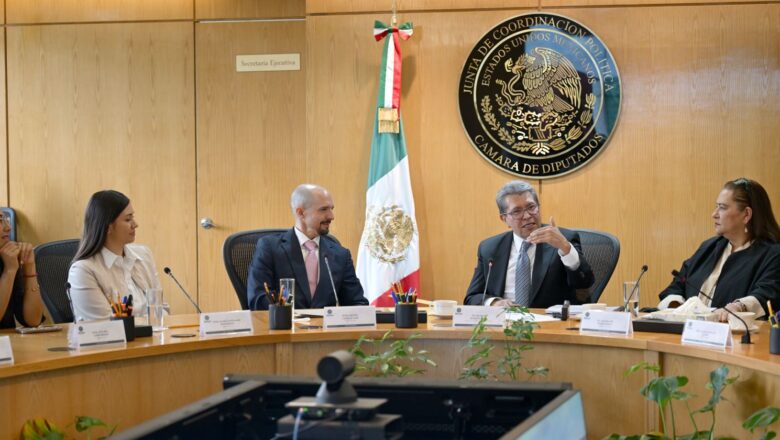 Ricardo Monreal recibe propuesta del INE para fortalecer la reforma electoral rumbo a 2027