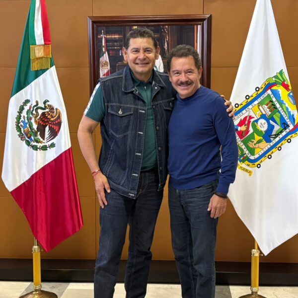 Alejandro Armenta e Ignacio Mier fortalecen alianza por el futuro de Puebla