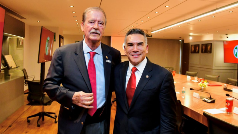 PRI recibe a Vicente Fox y refrenda su compromiso con la defensa de la democracia