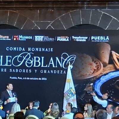 El mole poblano, símbolo de identidad y patrimonio gastronómico ante el mundo: Alejandro Armenta